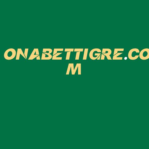 Logo da ONABETTIGRE